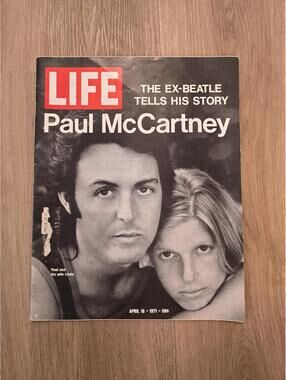 Life Magazine- Paul McCartney "The Ex-Beatle Tells His Story " 4/16/1971